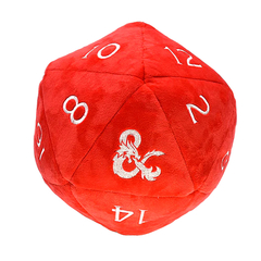 UItra Pro - Dungeons & Dragons Red and White D20 Jumbo Dice Plush