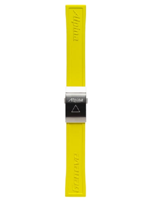 Alpina 22MM - Yellow Silicon Strap ALR-YELLOW22X20-SS