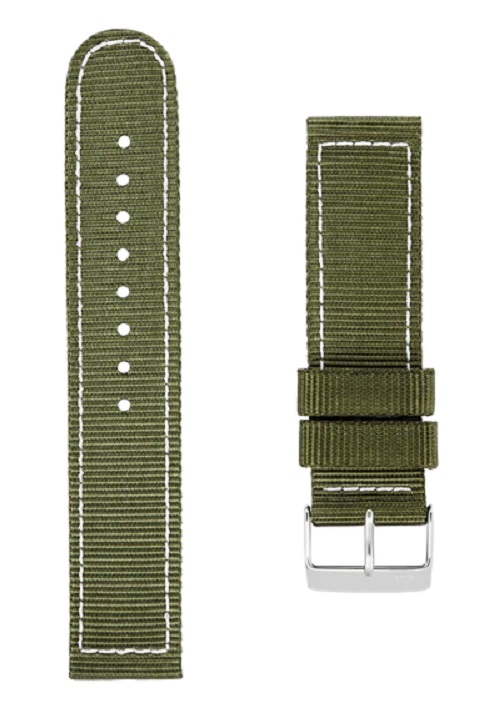 Alpina 21MM - Green Nylon Strap ALN-GREENW21X21 SS