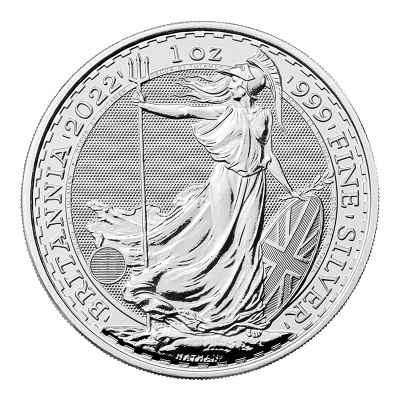 Britannia 2022 1 oz Silver Bullion Coin