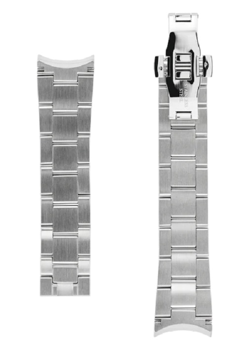 Alpina 21MM - Silver Stainless Steel Strap ALB-2404E-6