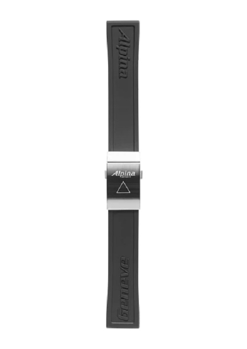 Alpina 22 MM - Black Silicon Strap ALR-B22X20-SS