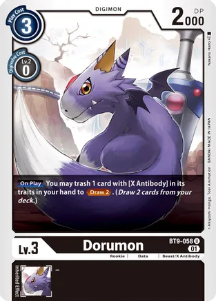Dorumon - BT9-058 - U