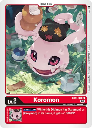 Koromon - BT9-001 - U