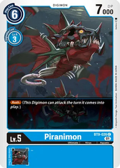 Piranimon - BT9-026 - C // BT9 : Enregistrement X // BT9: X Record