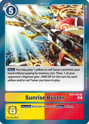 Sunrise Buster - BT9-099 - R