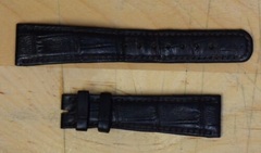 A. Lange & Sohne - OEM Dark Brown Alligator Leather Strap 20x16mm