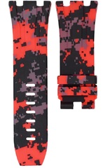 Audemars Piguet - Royal Offshore 44MM Strap - Red Digi Camo Rubber