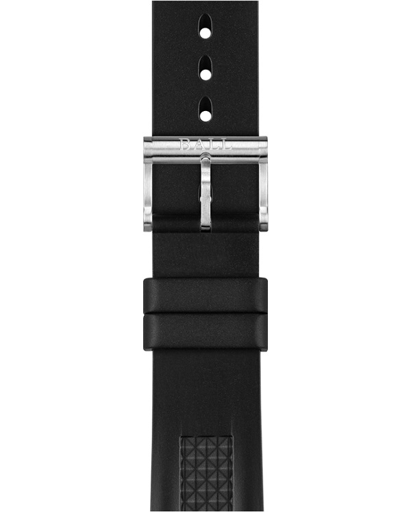 Ball - Rubber 20mm - Brushed Pin Buckle BRMPBB20D1020-brushed