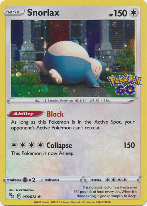 Snorlax - 055/078 - Cosmos Holo Promo