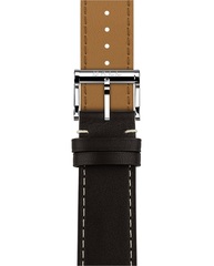 Ball - Brown Calf (cow) Leather 21mm - Polished Pin Buckle BRMLBR21N1090-polished