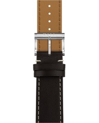Ball - Brown calf (cow) Leather 20mm - Brushed Pin Buckle BRMLBR20N1088-brushed