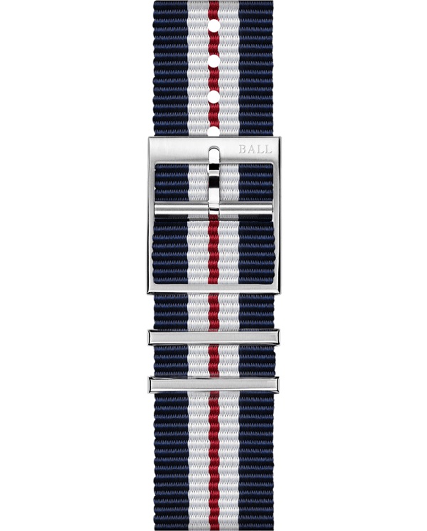 Ball - Blue-Red-White NATO 21mm NATOGUSA21D2018
