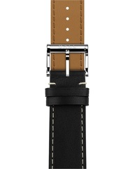 Ball - Black Calf (cow) Leather 21mm - Polished Pin Buckle BRMLBK21N1090-polished