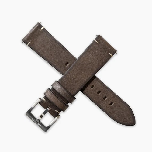 Nodus - Stone Italian Leather Strap 20mm