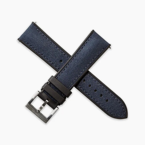 Nodus - Navy Hybrid Tectuff Rubber Strap 22mm