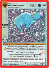 Babe The Blue Ox 18/159 - Holo - 1st Edition