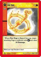 Fire Trap 94/159 - Reverse Holo - 1st Edition