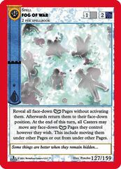 Fog of War 127/159 - Reverse Holo - 1st Edition