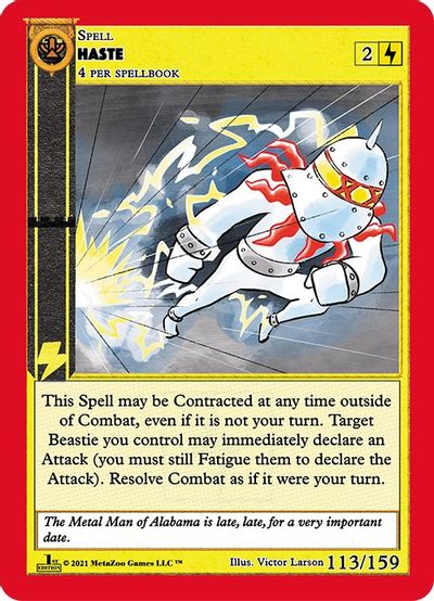 Haste 113/159 - Reverse Holo - 1st Edition