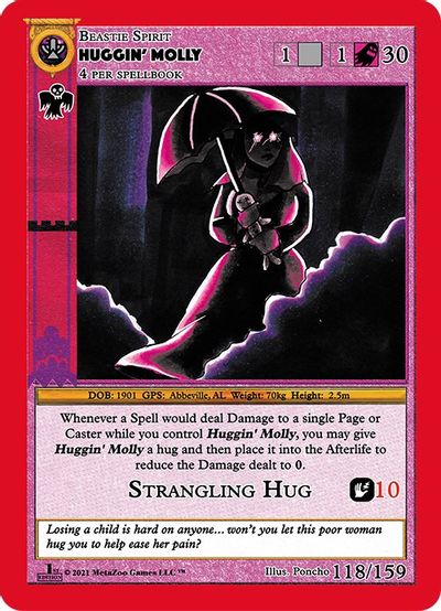 Huggin Molly 118/159 - Holo - 1st Edition