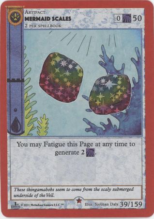Mermaid Scales 39/159 - Holo - 1st Edition
