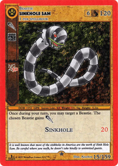 Sinkhole Sam 15/159 - Holo - 1st Edition