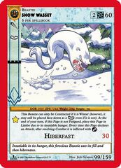 Snow Wasset 99/159 - Holo - 1st Edition