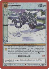 Snow Wasset 99/159 - Reverse Holo - 1st Edition