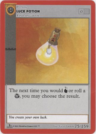 Luck Potion 75/159 - Holo - Second Edition