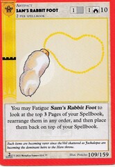 Sam's Rabbit Foot 109/159 - Holo - Second Edition