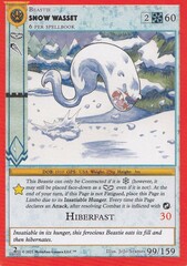 Snow Wasset 99/159 - Reverse Holo - Second Edition