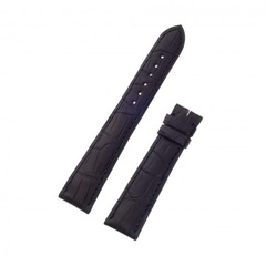 Breguet Matte Black Alligator Strap For Tang Clasp (20mm x 15mm)