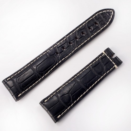 Breguet Black Crocodile Strap (22x18)