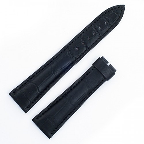 Breguet Alligator Strap Black Padded (20x16)
