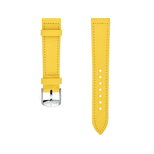 Breitling - Lemon Calfskin Leather Strap - 18 Mm