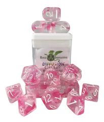 Set of 15 Dice - Diffusion Cherry Blossom