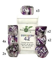 Set of 15 Dice - DIffusion Forty Two (42)