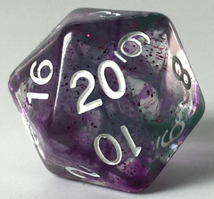 XL d20 Dice - Goblin Green