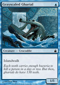 Grayscaled Gharial - Foil