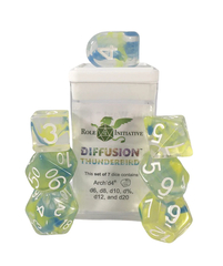 Set of 7 Dice - Diffusion Thunderbird