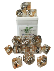 Set of 15 Dice - Diffusion Volcanic Blast w/ Archd4