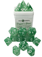 Set of 15 Dice - Dryads Grove