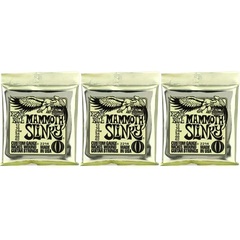 Ernie Ball 2214 Slinky Nickel Wound Electric Guitar Strings - .012-.062 Mammoth Slinky (3-Pack)