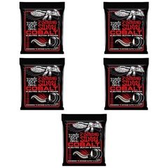 Ernie Ball 2730 Skinny Top Heavy Bottom Slinky Cobalt Electric Guitar Strings - .010-.062 7-string (5-Pack)