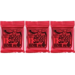 Ernie Ball 2226 Burly Slinky Nickel Wound Electric Guitar Strings - .011-.052 (3-pack)