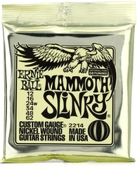 Ernie Ball 2214 Slinky Nickel Wound Electric Guitar Strings - .012-.062 Mammoth Slinky