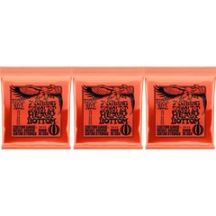 Ernie Ball 2615 Skinny Top Heavy Bottom Slinky Nickel Wound Electric Guitar String - .010-.062 7-string (3-Pack)