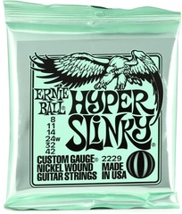 Ernie Ball 2229 Hyper Slinky Nickel Wound Electric Guitar Strings - .008-.042