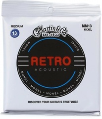 Martin MM13 Retro Acoustic Guitar Strings - .013-.056 Medium